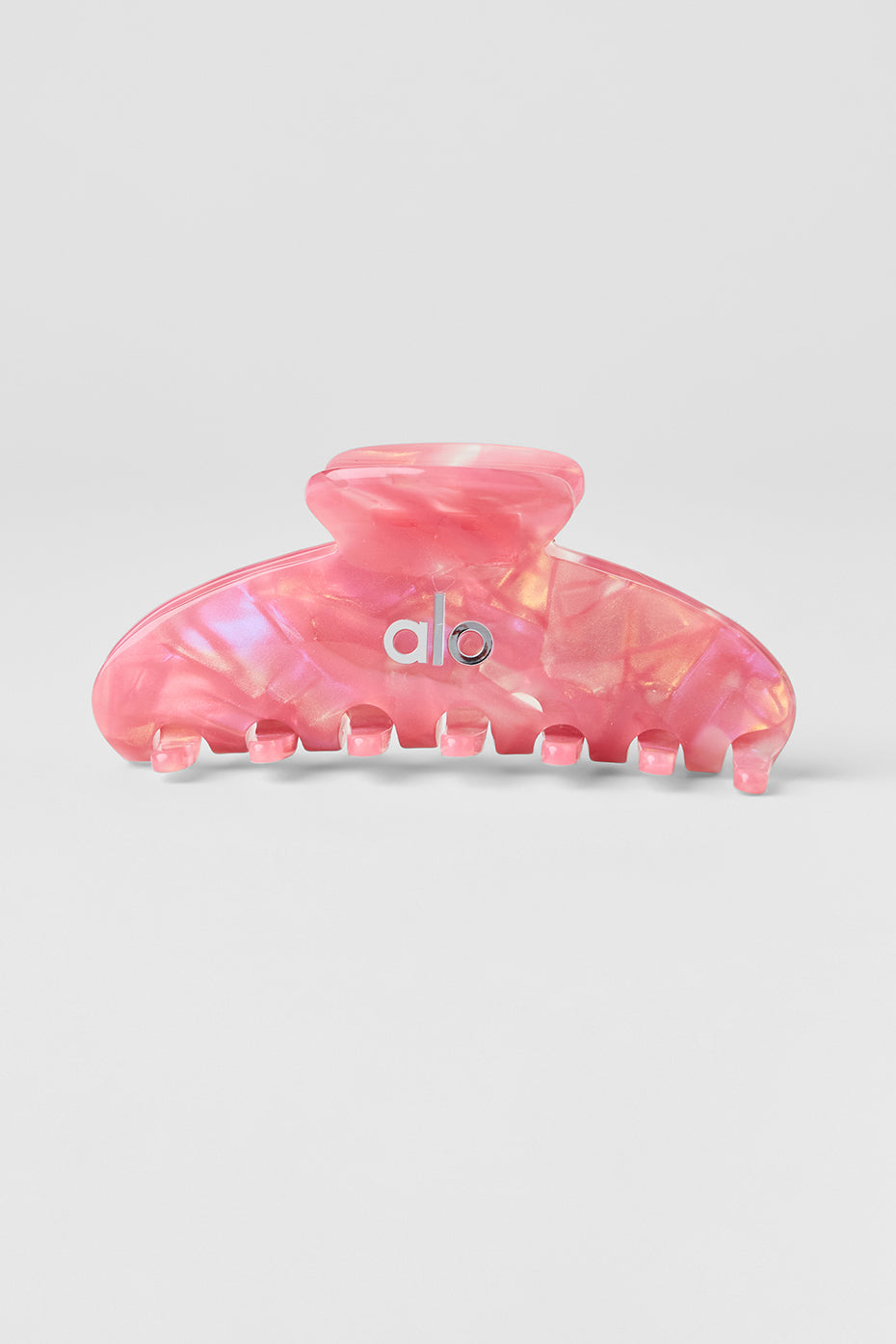 90's Claw Clip - Pink Wild Rose Pearl