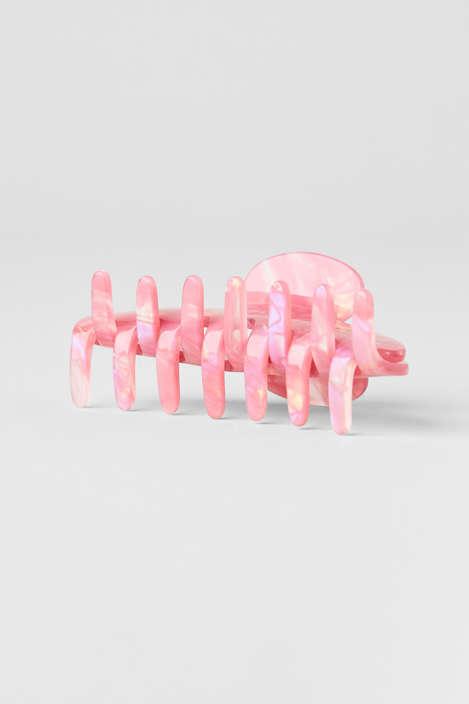 90's Claw Clip - Pink Wild Rose Pearl